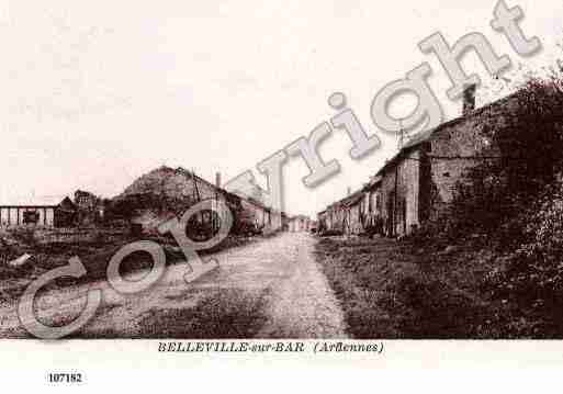 Ville de BELLEVILLEETCHATILLONSURBAR Carte postale ancienne