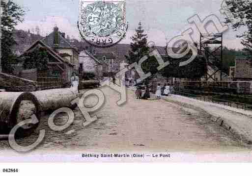 Ville de BETHISYSAINTMARTIN Carte postale ancienne