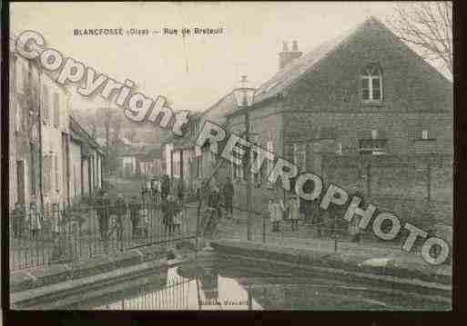 Ville de BLANCFOSSE Carte postale ancienne