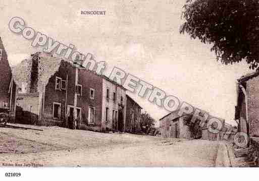 Ville de BONCOURTSURMEUSE Carte postale ancienne