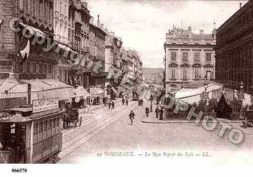 Ville de BORDEAUX Carte postale ancienne