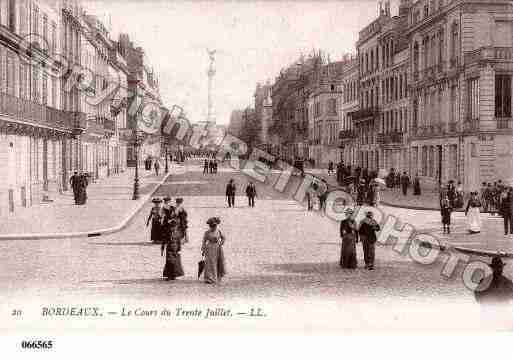 Ville de BORDEAUX Carte postale ancienne