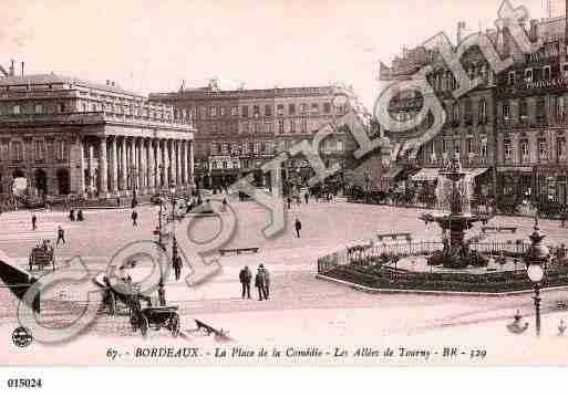 Ville de BORDEAUX Carte postale ancienne