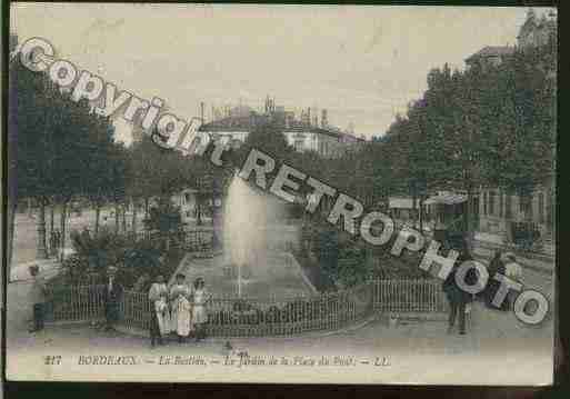 Ville de BORDEAUX Carte postale ancienne