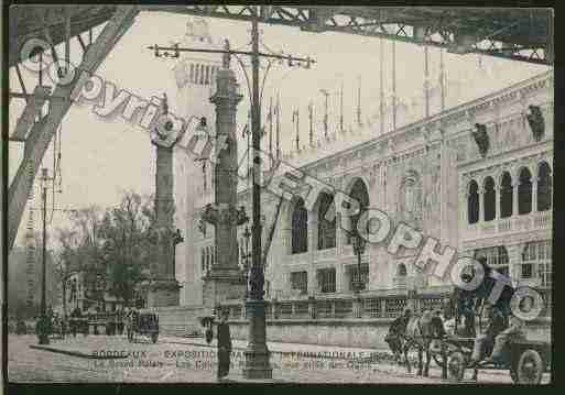 Ville de BORDEAUX Carte postale ancienne