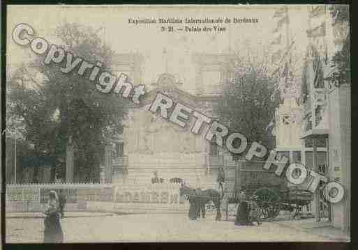 Ville de BORDEAUX Carte postale ancienne