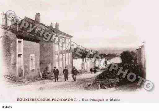 Ville de BOUXIERESSOUSFROIDMONT Carte postale ancienne