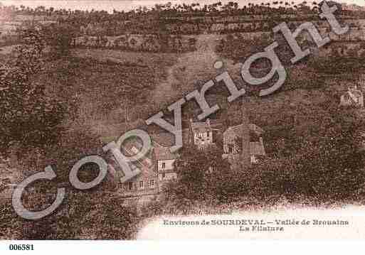 Ville de BROUAINS Carte postale ancienne