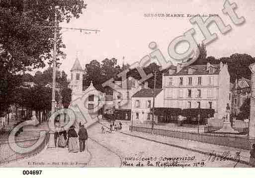 Ville de BRYSURMARNE Carte postale ancienne