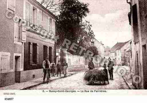 Ville de BUSSYSAINTGEORGES Carte postale ancienne