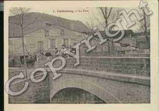 Ville de CASTELRENG Carte postale ancienne