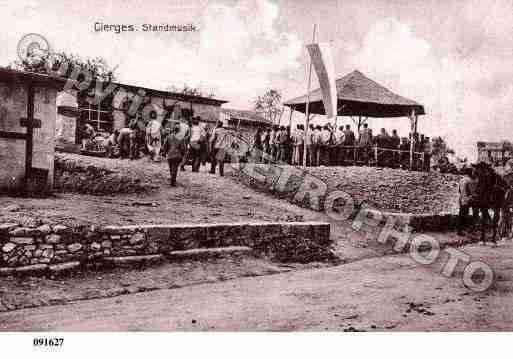 Ville de CIERGESSOUSMONTFAUCON Carte postale ancienne