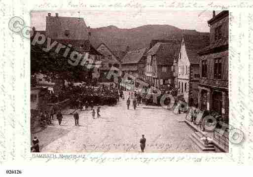 Ville de DAMBACH Carte postale ancienne