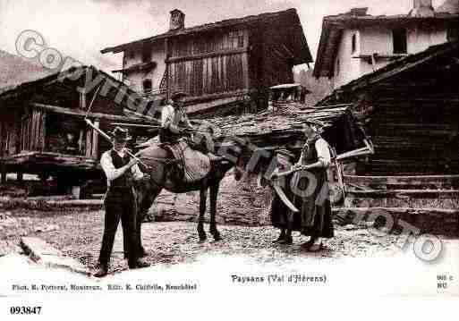 Ville de EVOLENE Carte postale ancienne