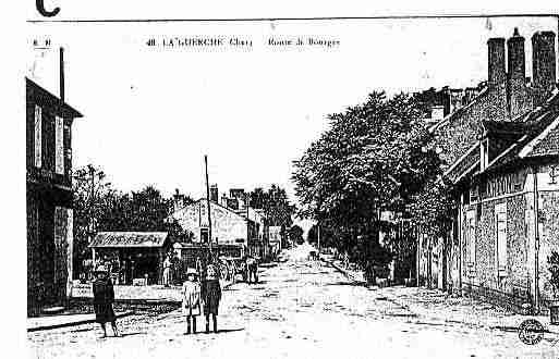 Ville de GUERCHESURL\'AUBOIS(LA) Carte postale ancienne