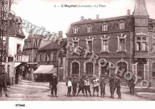 Ville de HOPITAL(L\') Carte postale ancienne