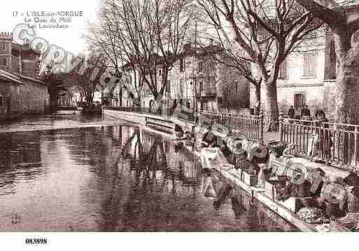 Ville de ISLESURLASORGUE(L\') Carte postale ancienne