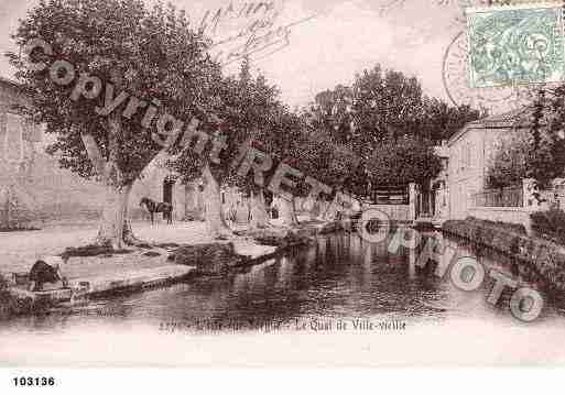 Ville de ISLESURLASORGUE(L\') Carte postale ancienne