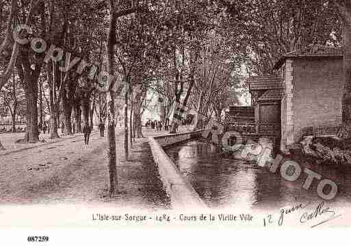 Ville de ISLESURLASORGUE(L\') Carte postale ancienne