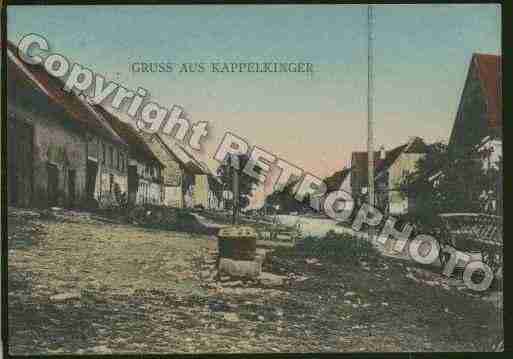 Ville de KAPPELKINGER Carte postale ancienne