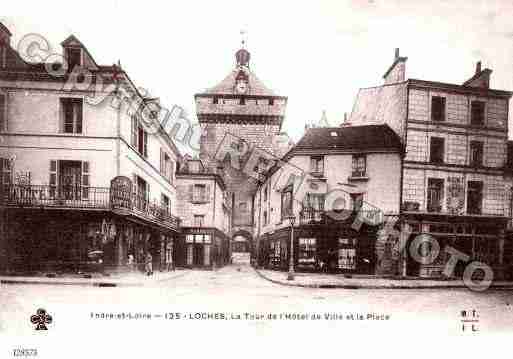 Ville de LOCHES Carte postale ancienne