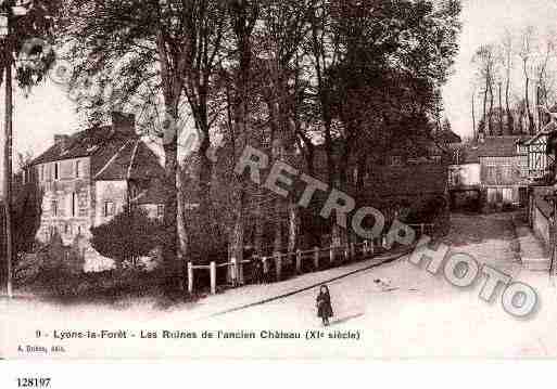 Ville de LYONSLAFORET Carte postale ancienne