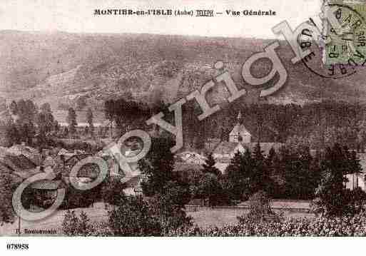 Ville de MONTIERENL\'ISLE Carte postale ancienne