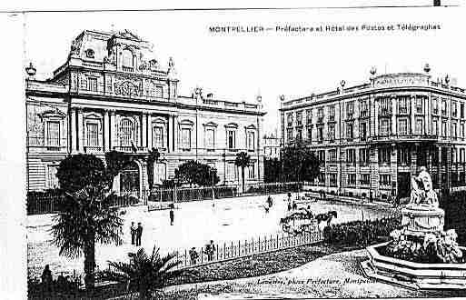 Ville de MONTPELLIER Carte postale ancienne