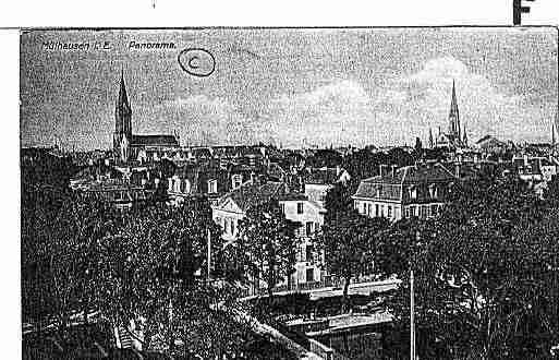 Ville de MULHOUSE Carte postale ancienne