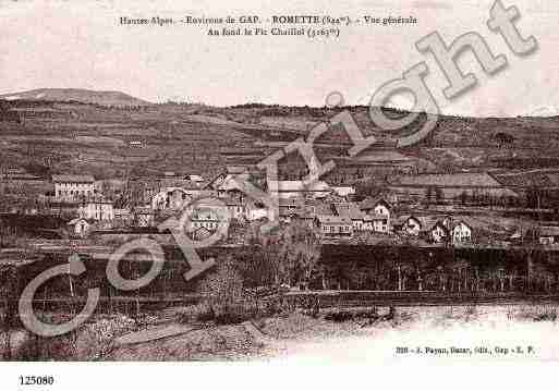 Ville de ROMETTE Carte postale ancienne