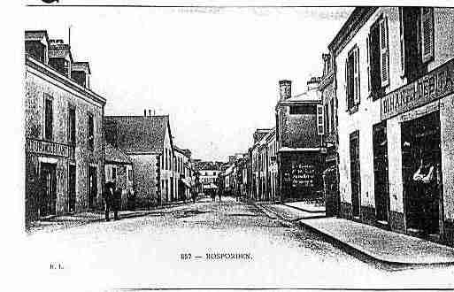 Ville de ROSPORDEN Carte postale ancienne