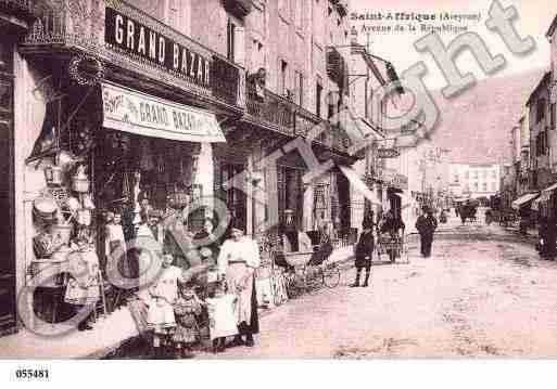 Ville de SAINTAFFRIQUE Carte postale ancienne