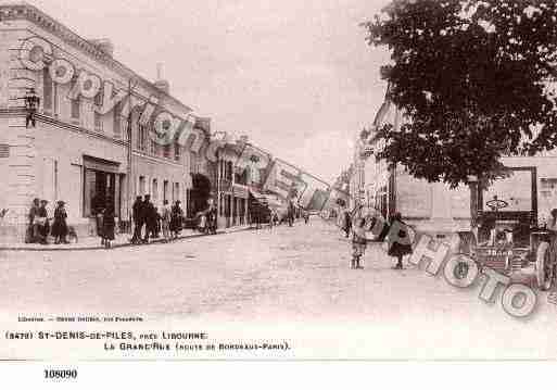 Ville de SAINTDENISDEPILE Carte postale ancienne