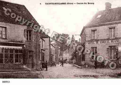 Ville de SAINTESCOLASSESURSARTHE Carte postale ancienne