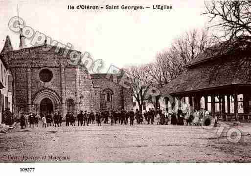 Ville de SAINTGEORGESD\\\'OLERON Carte postale ancienne