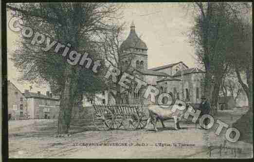 Ville de SAINTGERVAISD\'AUVERGNE Carte postale ancienne