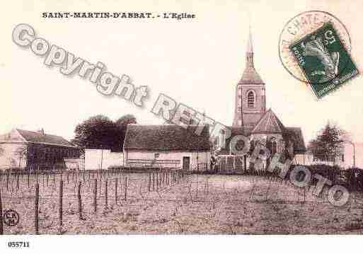 Ville de SAINTMARTIND\'ABBAT Carte postale ancienne