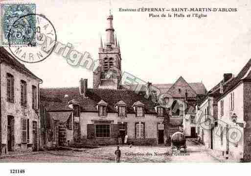 Ville de SAINTMARTIND\'ABLOIS Carte postale ancienne