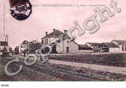 Ville de SAINTPIERRED\'EYRAUD Carte postale ancienne