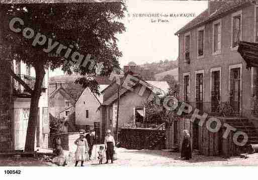 Ville de SAINTSYMPHORIENDEMARMAGNE Carte postale ancienne