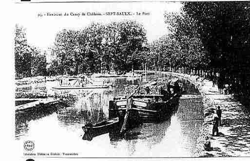 Ville de SEPTSAULX Carte postale ancienne