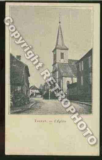 Ville de TALMAY Carte postale ancienne