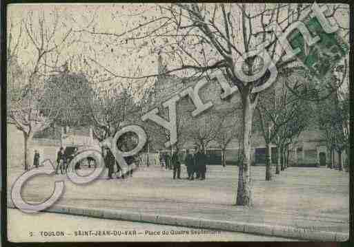 Ville de TOULON Carte postale ancienne