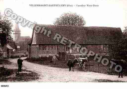 Ville de VILLERSSAINTBARTHELEMY Carte postale ancienne