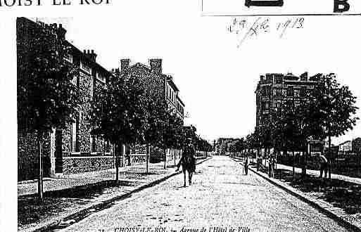 Ville de CHOISYLEROI Carte postale ancienne