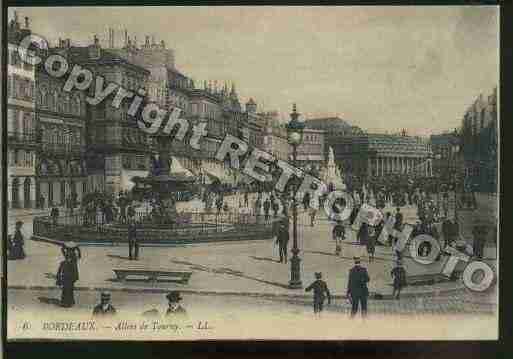 Ville de BORDEAUX Carte postale ancienne