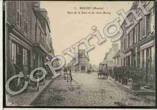 Ville de BRECEY Carte postale ancienne