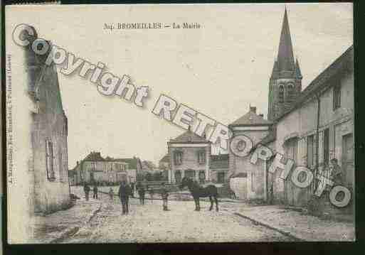 Ville de BROMEILLES Carte postale ancienne