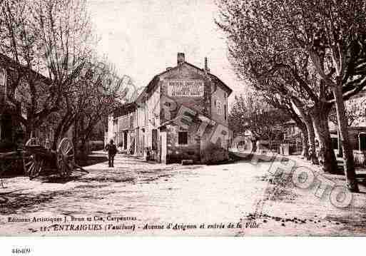 Ville de ENTRAIGUESSURSORGUE Carte postale ancienne