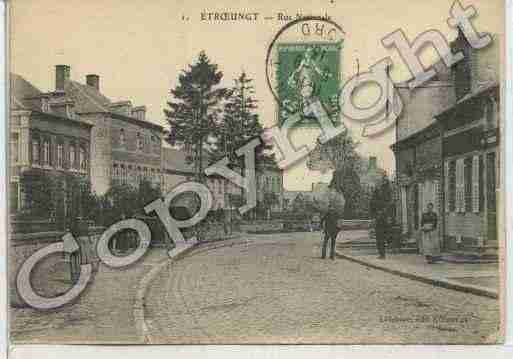 Ville de ETROEUNGT Carte postale ancienne